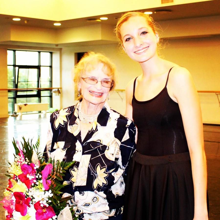 Taylor and Ludmila Safronova, one of the last direct students of Agrippina Vagonava, at the OWDF summer intensive.