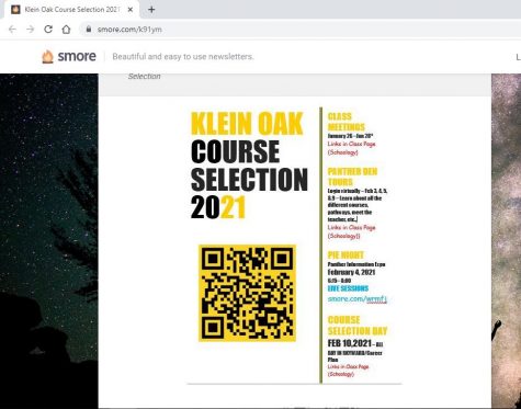 Scan the QR code to visit the Oak course selection website for 2021 for more information. 