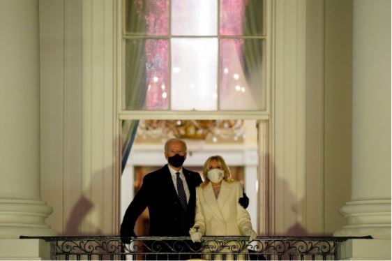 Joe and Jill Biden watch the fireworks after the Inauguration Jan 20. In addition to his calls for national unity and racial justice, Biden advocated for climate change in his speech. “The cry for survival comes from the planet itself, a cry that can’t be any more desperate or any more clear,” Biden said. In the future, Biden plans to implement the Green New Deal which aims to eventually use entirely renewable sources of energy.