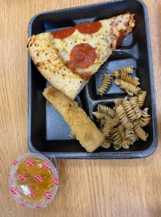 Students take advantage of the new and improved lunch menu.
