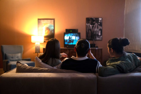 Even after the holidays, cozy movie nights bring families and friends together. 