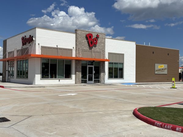 Boasting some of the best chicken sandwiches and bisquits in the fast food industry, Bojangles recently opened near the high school to compete directly with Popeye's, Cane's and Chick-fil-a - already established Texan favorites. The restaurant offers a double drive-thru line to make last minute breakfast on the way to school a quick stop.